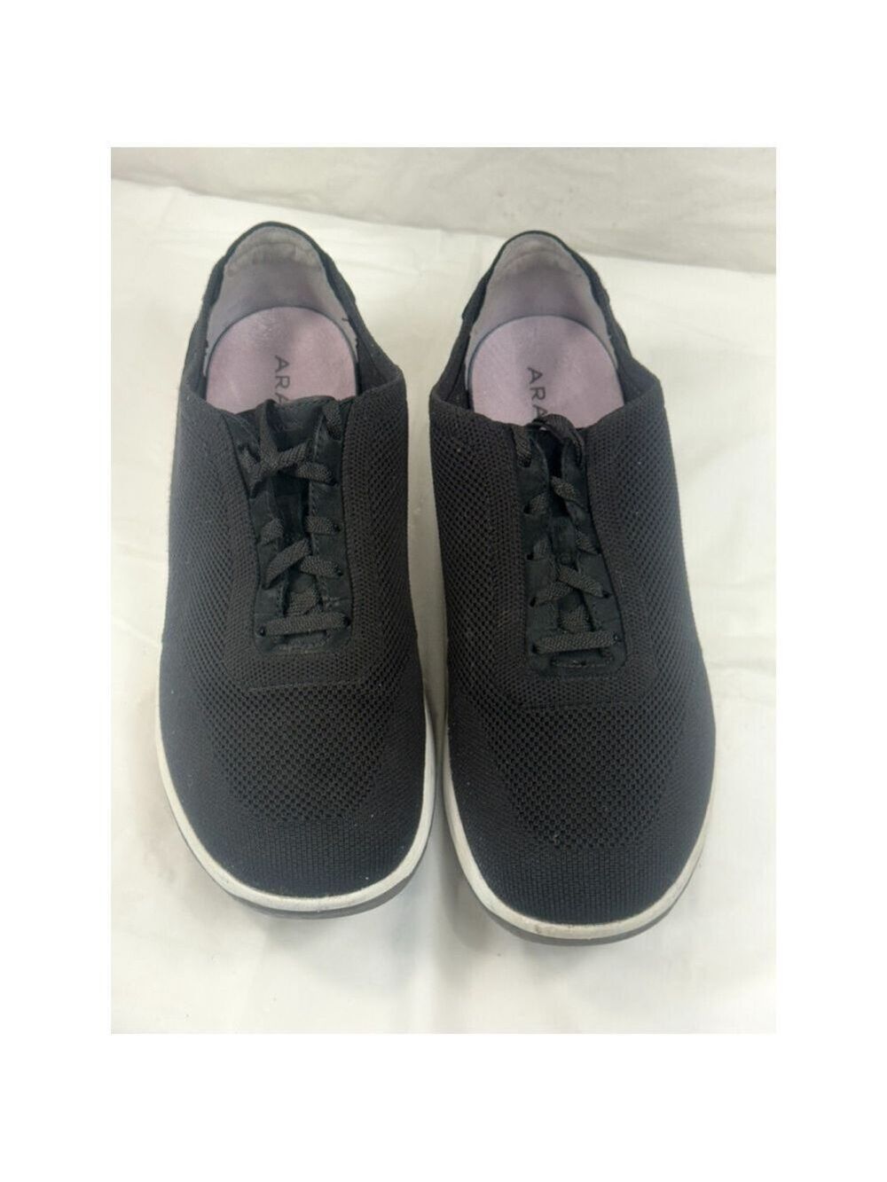 Aravon PYPER Black Knit Neutral Stability Sneakers Sz 9 D - Picture 11 of 15